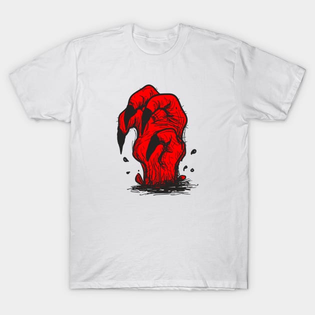 The Devils Hand T-Shirt by SinisterThreads